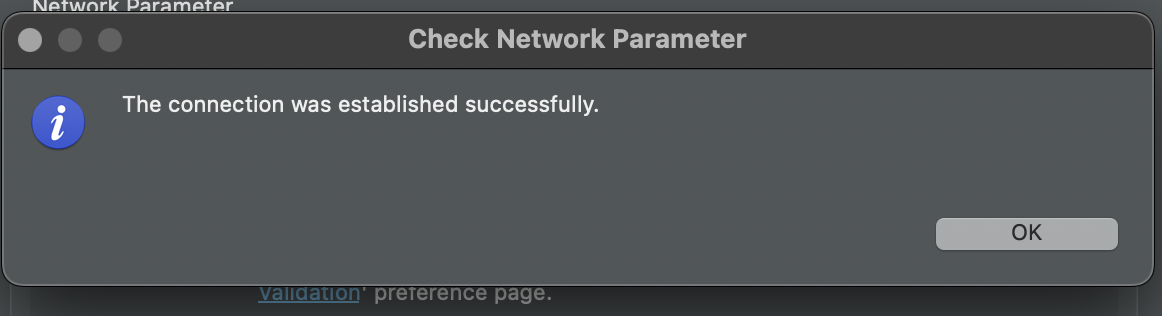 Check Network Parameter